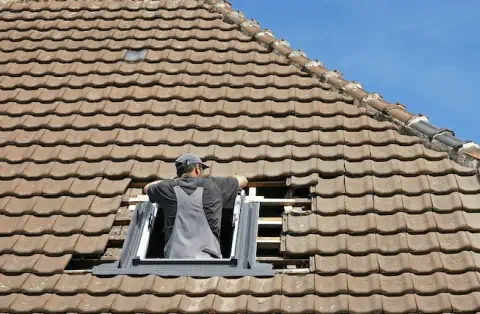 Pose de velux - Plélauff